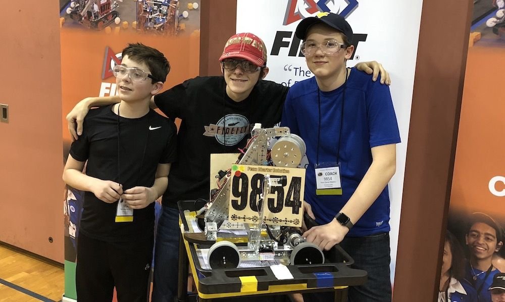 Middle School Robotics Team Competes Up