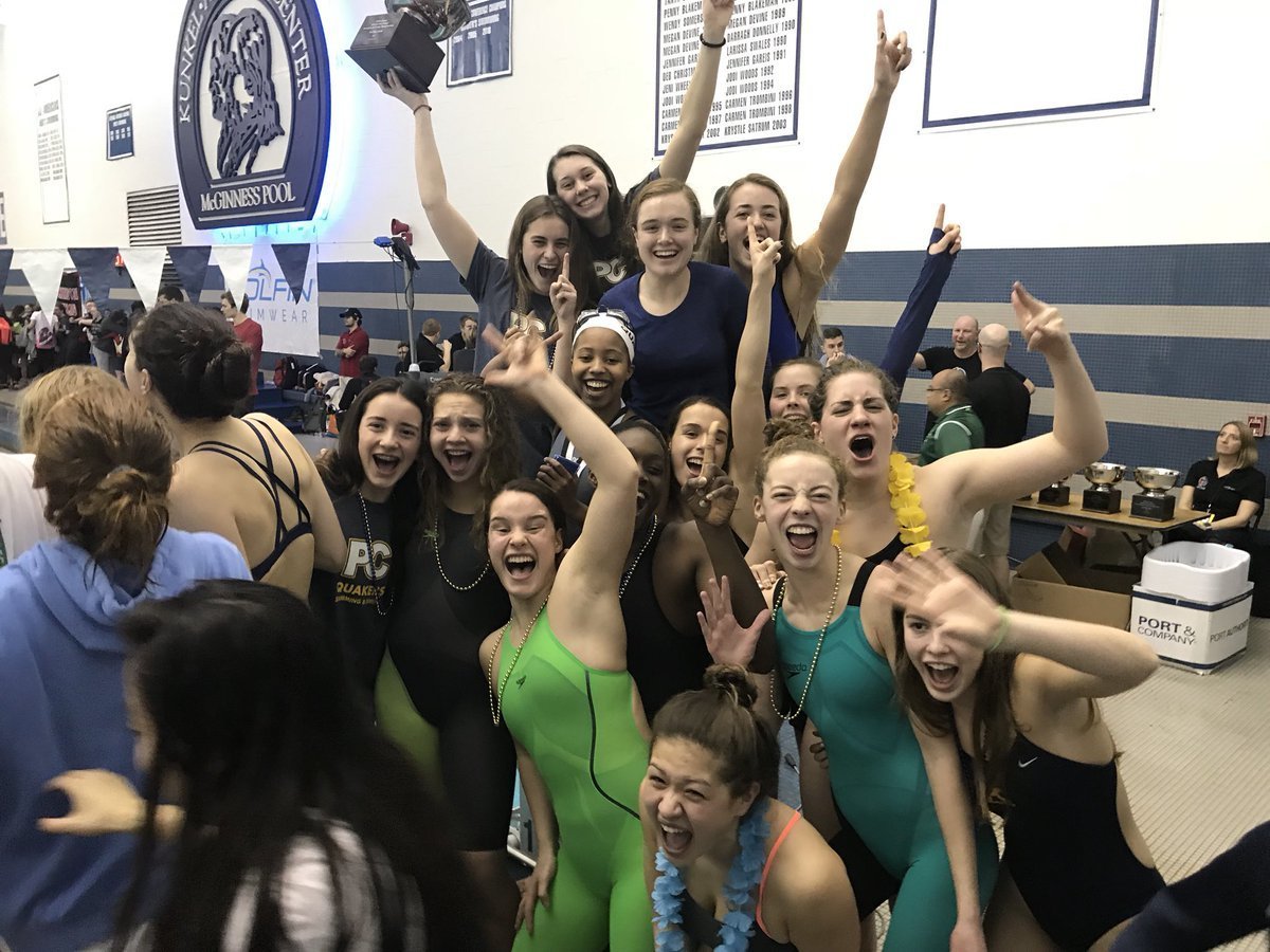Girls Swimming Wins Easterns